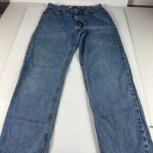 Y2K Levi's Jeans Men's 33x32* 550 Relaxed Fit Blue Faded Cotton Denim Tag 33x34